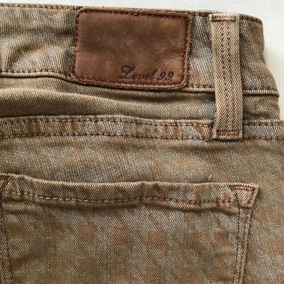 Level 99 Janice Women Jeans Ultra Skinny Low Rise Ankle Houndstooth Denim - Picture 10 of 11